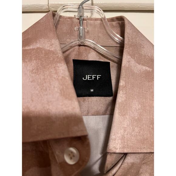 Men's Jeff Short Sleeve Button Down Collared Shirt Medium - Picture 2 of 3